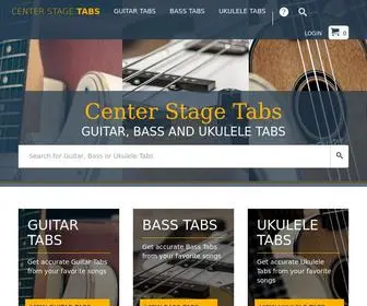 Centerstagetabs.com(Center Stage Tabs) Screenshot