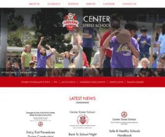 Centerstreetschool.org(Center Street School) Screenshot