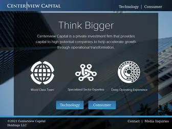 Centerviewcapital.com(Centerview Capital) Screenshot