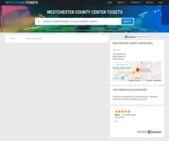 Centerwhiteplains.org(Westchester County Center Tickets) Screenshot