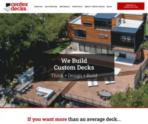 CentexDecks.com(Best Custom Deck Builder in Austin TX) Screenshot