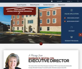 Centexhousing.org(Welcome to Central Texas Housing Consortium) Screenshot