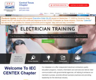Centexiec.com(CENTEX IEC) Screenshot
