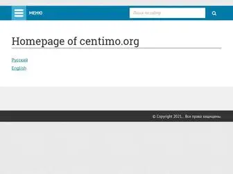 Centimo.org(Mainpage of) Screenshot