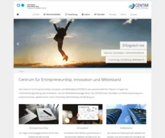 Centim.org(Hochschule Bonn) Screenshot