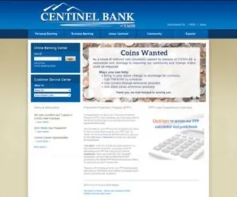 Centinelbank.com(Centinel Bank of Taos) Screenshot