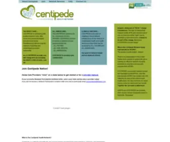 Centipedehealth.com(Centipede Health Network) Screenshot