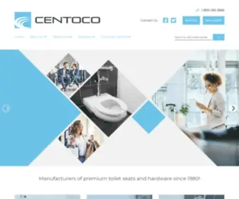 Centoco.com(Toilet Seat Manufacturer) Screenshot