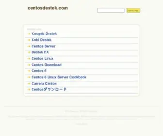 Centosdestek.com(CentOS Türkçe Destek) Screenshot