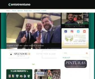 Centotrentuno.com(News Cagliari Sport Calcio Sardegna A voce alta) Screenshot