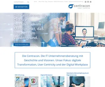 Centracon.com(Die Centracon AG) Screenshot