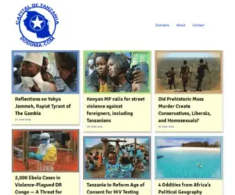 Centrafrique.com(Turismo, Caridad, Patriotismo) Screenshot