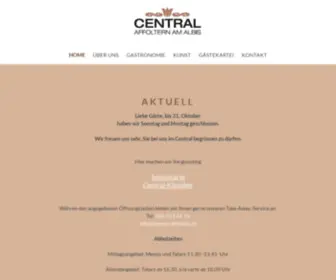 Central-Affoltern.ch(Restaurant Central Affoltern a) Screenshot