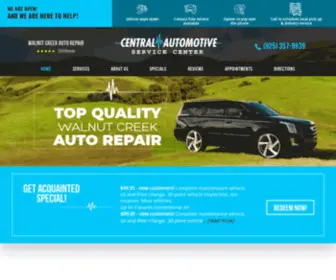 Central-Automotive.net(Walnut Creek Auto Repair) Screenshot