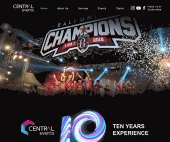 Central-Events.com(Event Organizer Bali) Screenshot