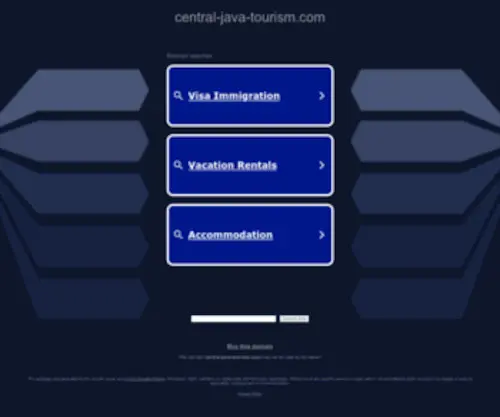 Central-Java-Tourism.com(Central Java Tourism) Screenshot