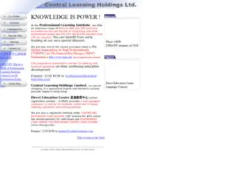 Central-Learning.com(Central Learning Holdings Ltd) Screenshot