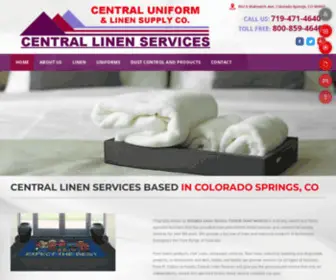 Central-Linen.com(Linen Services) Screenshot