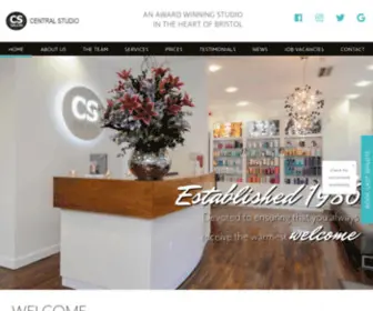 Central-Studio.co.uk(Hair Salon Bristol) Screenshot