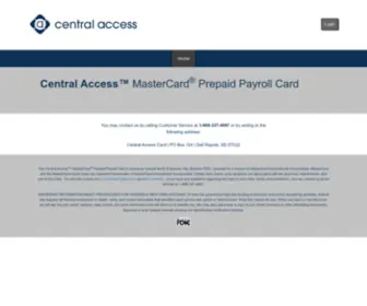 Centralaccesscard.com(Centralaccesscard) Screenshot