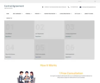 Centralagreement.com(Legal Documentation) Screenshot