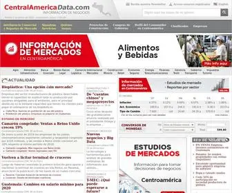Centralamericadata.com(Central America Data) Screenshot