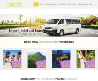 Centralamericantours.net(Costa Rica's Top Destinations) Screenshot