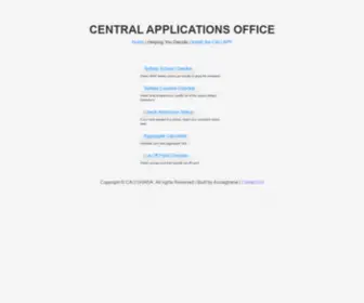 Centralapplicationsoffice.com(Central Applications Office (CAO Ghana)) Screenshot