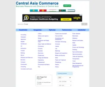 Centralasiacommerce.com(Central Asia Commerce) Screenshot