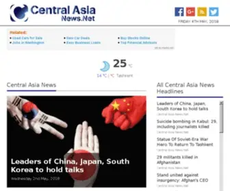 Centralasianews.net(Central Asia News Service) Screenshot
