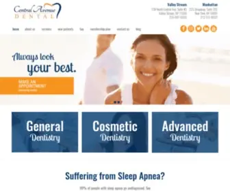 Centralavedentalny.com(Central Avenue Dental) Screenshot