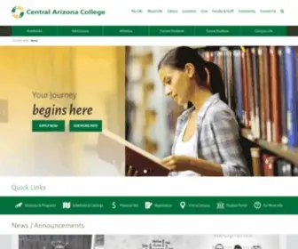 Centralaz.edu(Central Arizona College) Screenshot