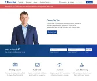 Centralbank.com(Central Bank) Screenshot