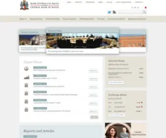 Centralbankmalta.org(Central Bank of Malta) Screenshot