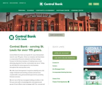 Centralbankstl.net(A Community Bank in St) Screenshot