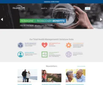 Centralbenefits.com(HealthSCOPE) Screenshot