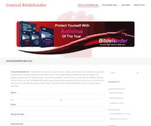 Centralbitdefender.org(Centralbitdefender) Screenshot