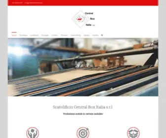 Centralboxitalia.com(Central Box Italia Scatolificio Imballaggi in Cartone) Screenshot