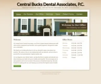 Centralbucksdentalassociates.com(Central Bucks Dental Associates) Screenshot