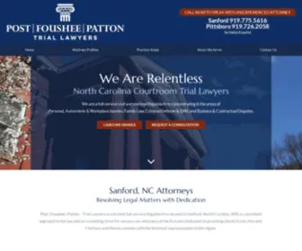 Centralcarolinalawyers.com(Sanford Lawyers) Screenshot