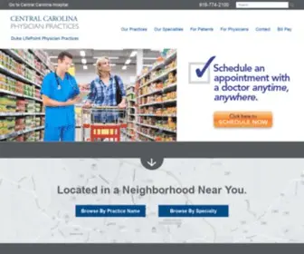 Centralcarolinaphysicians.com(Centralcarolinaphysicians) Screenshot