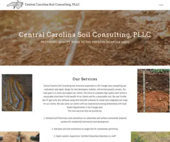 Centralcarolinasoil.com(Central Carolina Soil Consulting) Screenshot