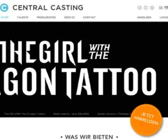 Centralcasting.ch(Central Casting Schweiz) Screenshot