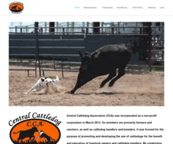 Centralcattledog.com(Website for working stock dog club in the Central and Southern US) Screenshot