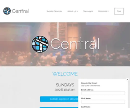 Centralchristian.org(Central Christian Church) Screenshot