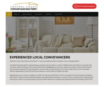 Centralcoastconveyancing.com.au(Our Central Coast Lawyers have a comprehensive knowledge and experience) Screenshot