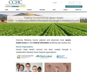 Centralcoasthealthconnect.org(Central Coast Health Connect) Screenshot