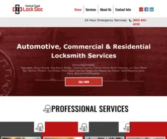 Centralcoastlockdoc.com(Central Coast Lock Doc) Screenshot