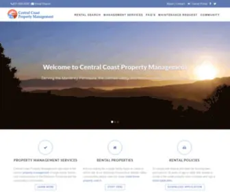 Centralcoastpropertymanagement.com(Monterey CA Rental Homes) Screenshot