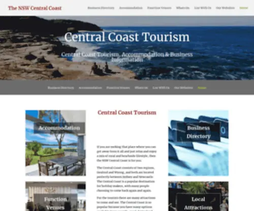 Centralcoasttourism.org(Centralcoasttourism) Screenshot